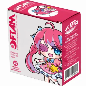 Imagem de OFTAM PQ DIVERTIDO ROSA C/20 UNIDADES